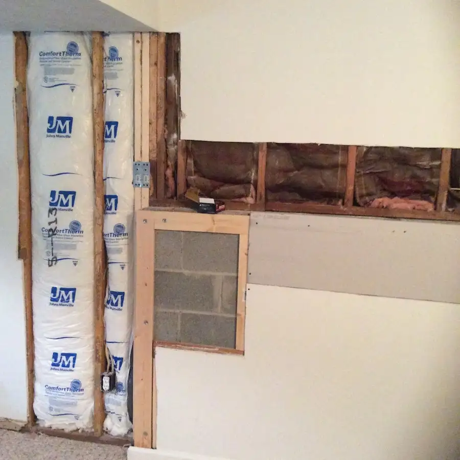 Wall insulation replacement during Structural Drying in Myrtle Grove